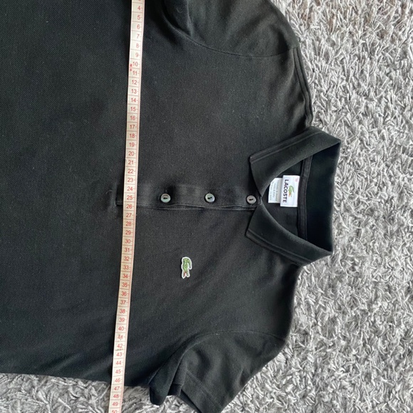 Lacoste Slim Fit Ribbed Cotton Polo - Picture 4 of 6